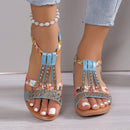 e??£¤Last Day Promotion 50% OFF - Women's New Summer Rhinestone Open Toe Orthopaedic Sandals
