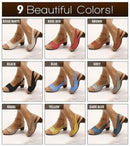Comfortable Elegant Low Chunky Heel Shoes
